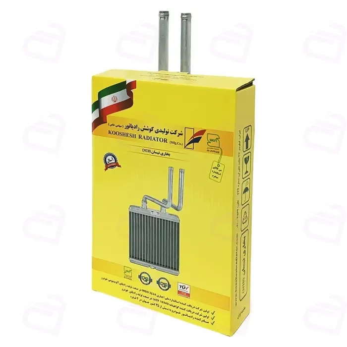 رادیاتور بخاری نیسان سایپا انژکتوری کوشش 4101030024