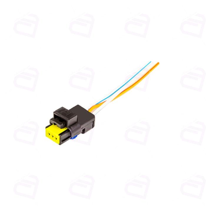 سوکت 3 فیش چراغ جلو پژو 206 کد111 (پژو TU5 SD)