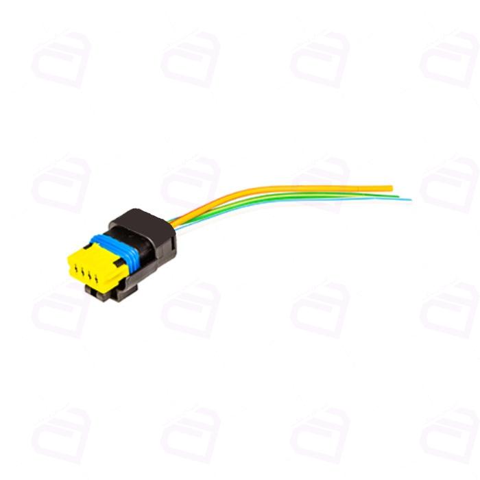 سوکت 4 فیش سنسور مپ پژو 206 کد112 (پژو TU5 SD)