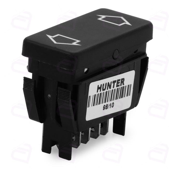کلید شیشه بالابر پژو 405 ساده هانتر 422280 (پژو پارس ELX)