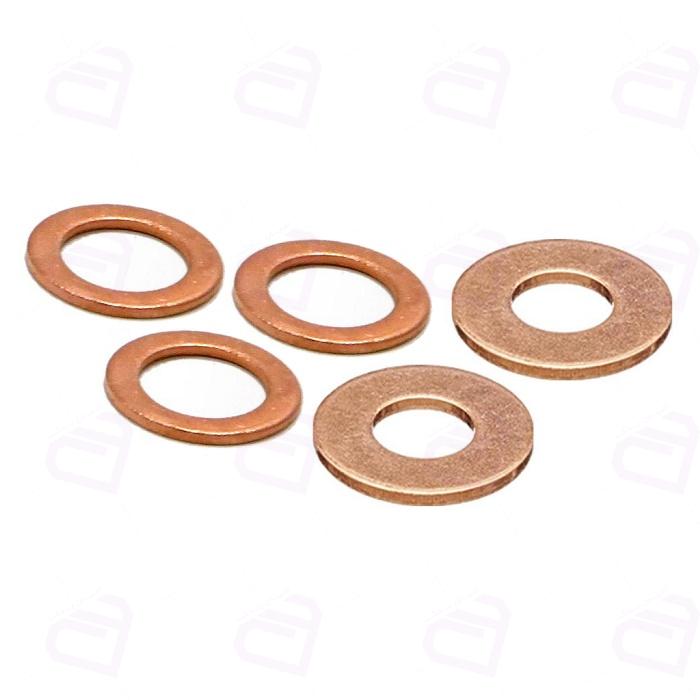 واشر تخت مسی سایز 16 قطر 22 کد0892