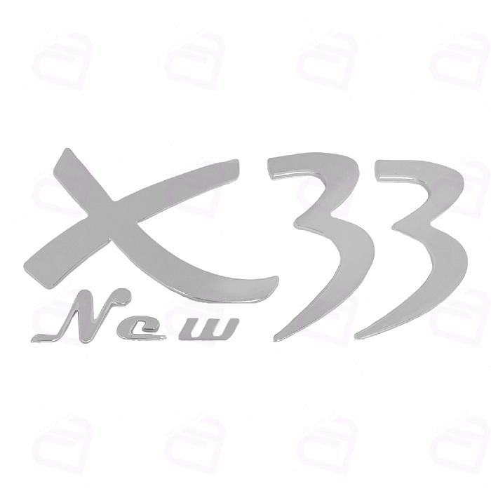 آرم نوشته X33 NEW ناپیوسته شرکتی T11-2803712PF