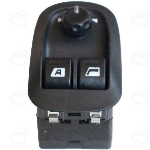 کلید شیشه بالابر پژو 206 تیپ 5 جلو تنظیم آینه بغل دو سوکت ایمن تک (پژو TU5 SD)