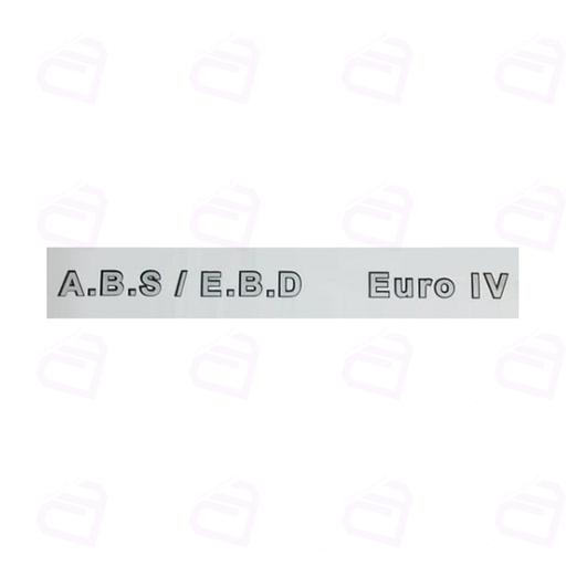 آرم نوشته A.B.S / E.B.D EURO IV آرم سازان