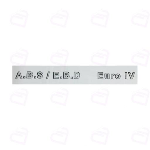 آرم نوشته A.B.S / E.B.D EURO IV آرم سازان