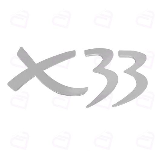 آرم نوشته X33 ناپیوسته شرکتی