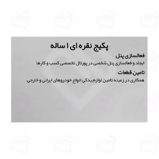 پکیج نقره ای پورتال تخصصی کسب و کار