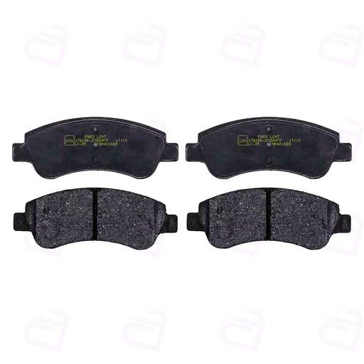 لنت ترمز پژو 206 تیپ 5 جلو آبی پارس لنت 23954